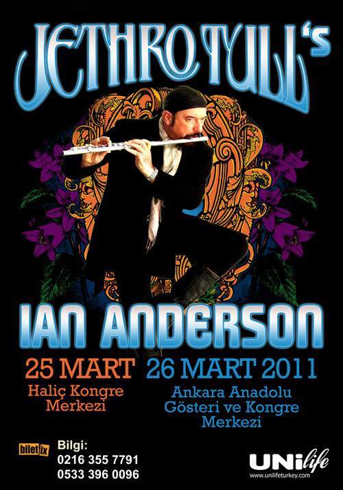  Ian Anderson Acoustic Turkey Tour, 25 - 26 March 2011
