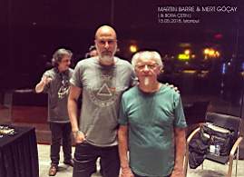 Mert Göçay & TULLTURK Meet & Greet with Martin Barre Istanbul 15.05.2018