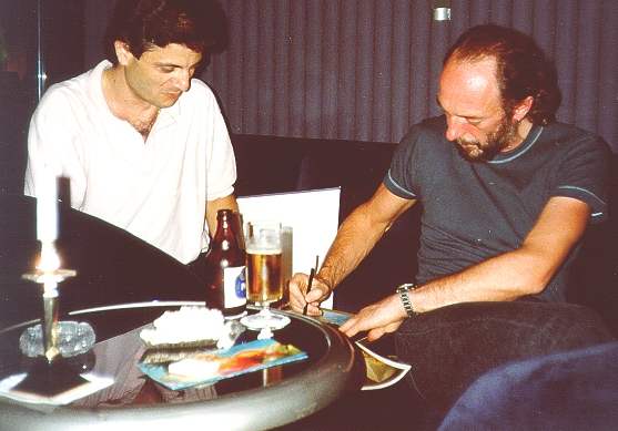 Ian Anderson & Bora CETIN in the Hotel's Roof Bar